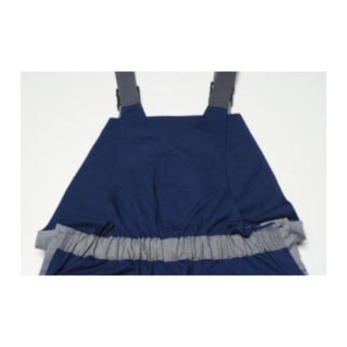 Planam Latzhose Visline grün/orange/schiefer