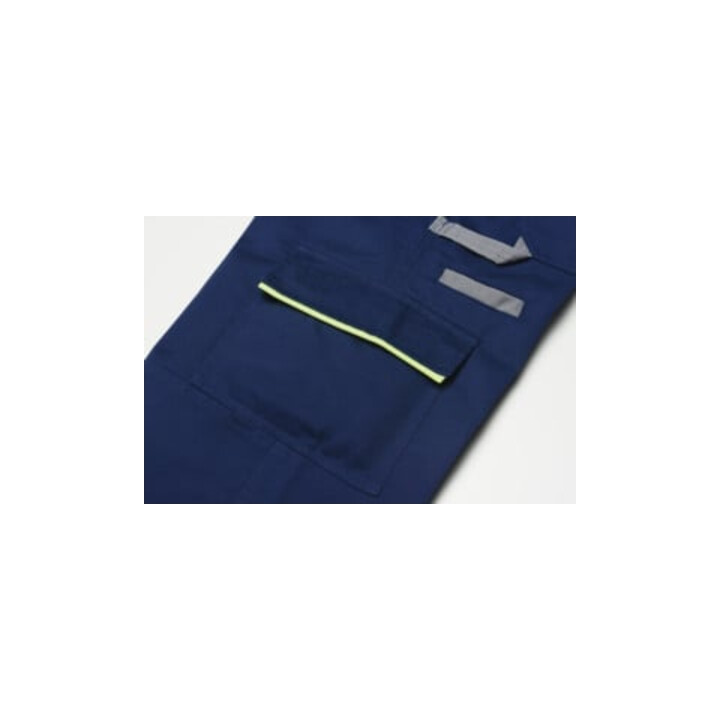 Planam Latzhose Visline grün/orange/schiefer