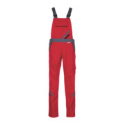 Planam Latzhose Highline Damen rot/schiefer