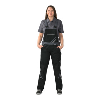 Planam Latzhose Highline Damen schwarz/schiefer/zink 54 Planam Latzhose Highline Damen schwarz/schiefer/zink 54