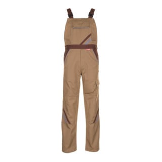 Planam Latzhose Highline beige/braun