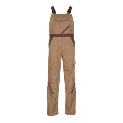 Planam Latzhose Highline beige/braun