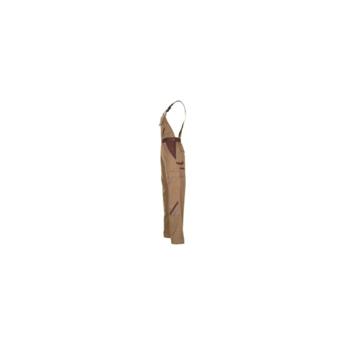 Planam Latzhose Highline beige/braun