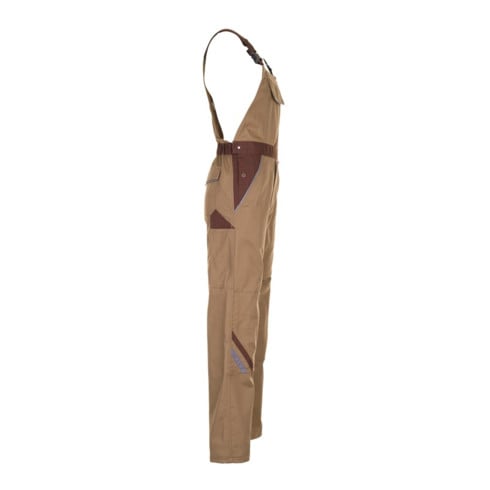 Planam Latzhose Highline beige/braun