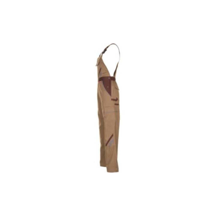 Planam Latzhose Highline beige/braun