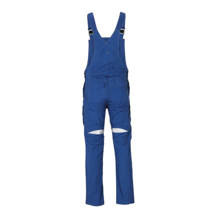 Planam Latzhose kornblau/schwarz