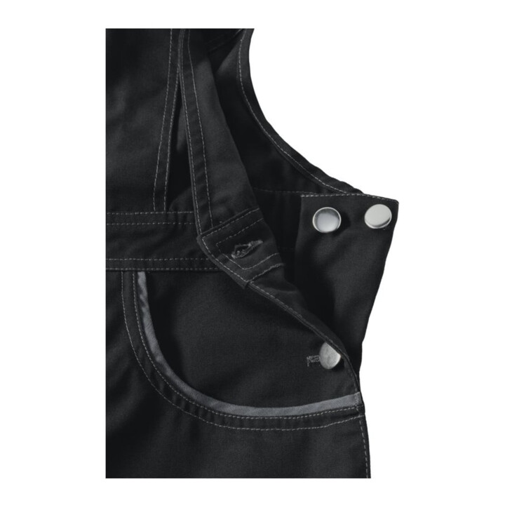 Planam Latzhose kornblau/schwarz