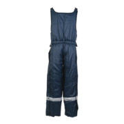 Planam Kühl-/Gefrierhaus-Latzhose marine, Innenfutter rot-2