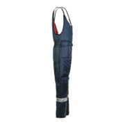 Planam Kühl-/Gefrierhaus-Latzhose marine, Innenfutter rot-4