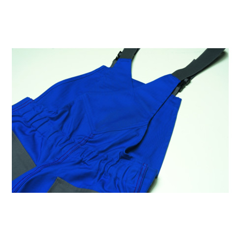 Planam Latzhose Major Protect kornblau/grau