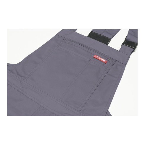 Planam Latzhose MG 260 grau
