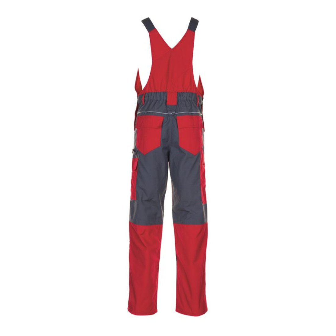 Planam Latzhose rot/schiefer