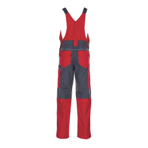 Planam Latzhose rot/schiefer