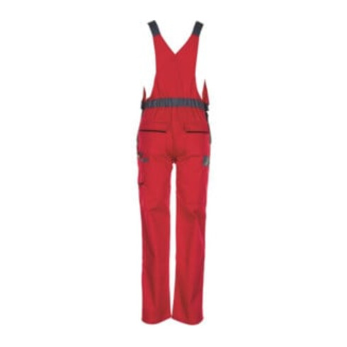 Planam Latzhose Highline rot/schiefer