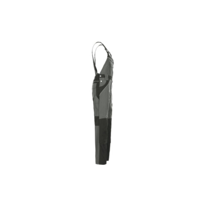 Planam Latzhose Plaline schiefer/schwarz