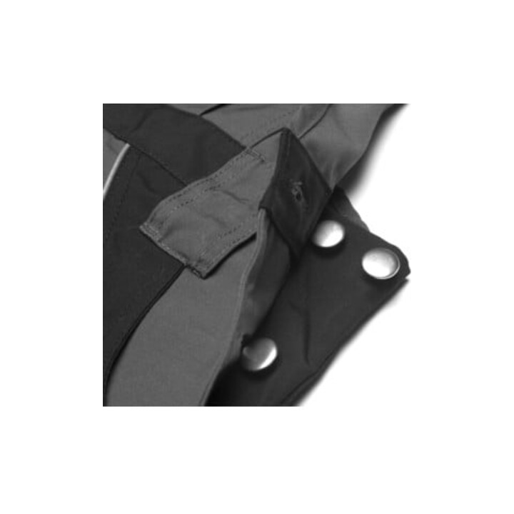Planam Latzhose Plaline schiefer/schwarz