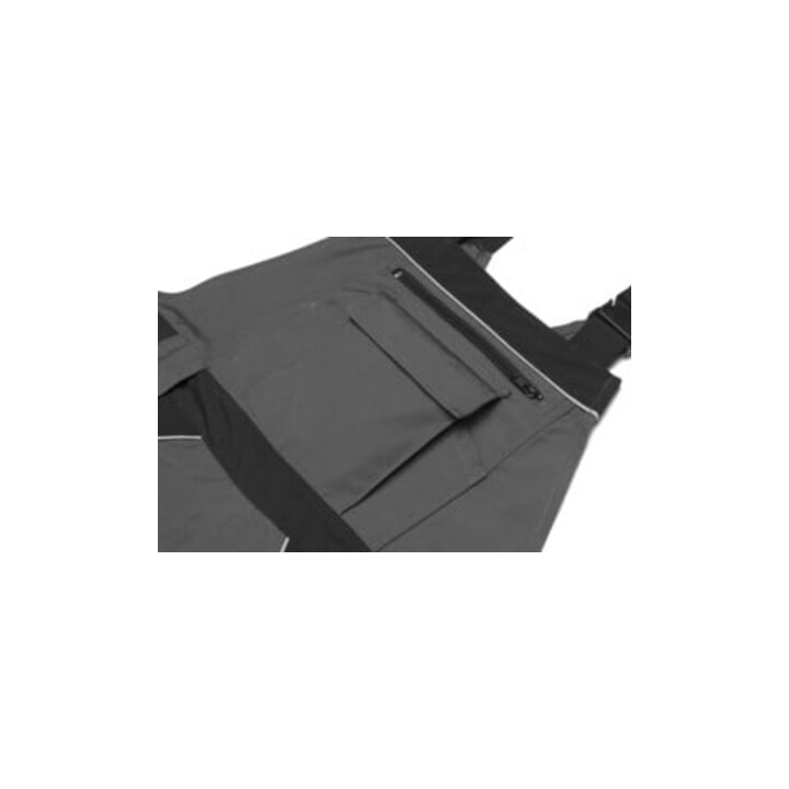 Planam Latzhose Plaline schiefer/schwarz