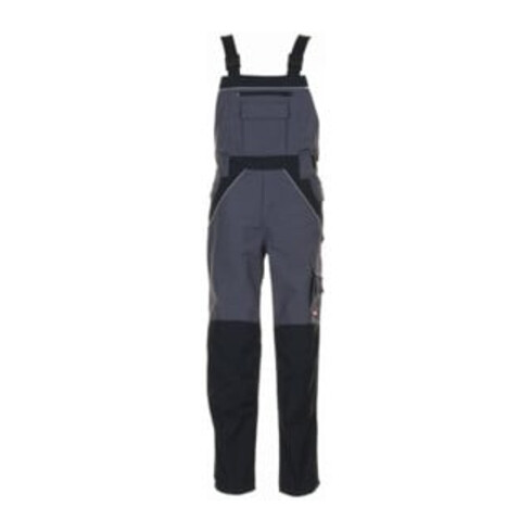 Planam Latzhose Plaline schiefer/schwarz