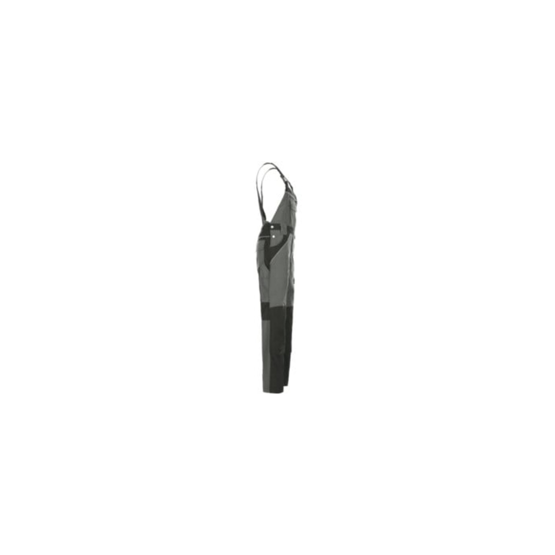 Planam Latzhose Plaline schiefer/schwarz