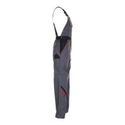 Planam Latzhose Highline schiefer/schwarz-4
