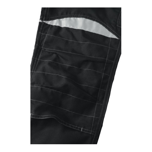 Planam Latzhose schwarz/grau