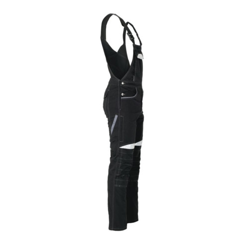 Planam Latzhose schwarz/grau