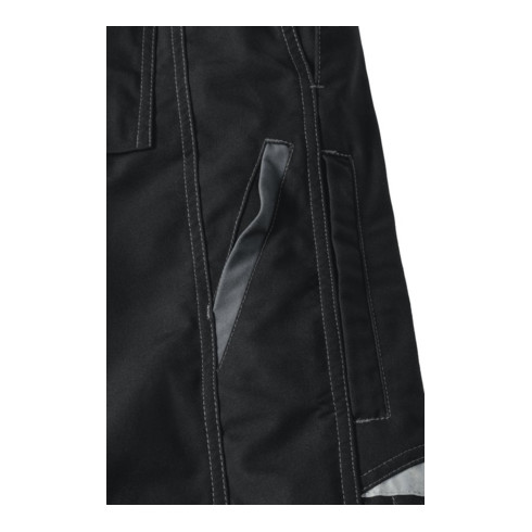 Planam Latzhose schwarz/grau