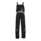 Planam Latzhose Visline schwarz/orange/zink-1