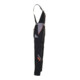 Planam Latzhose Visline schwarz/orange/zink