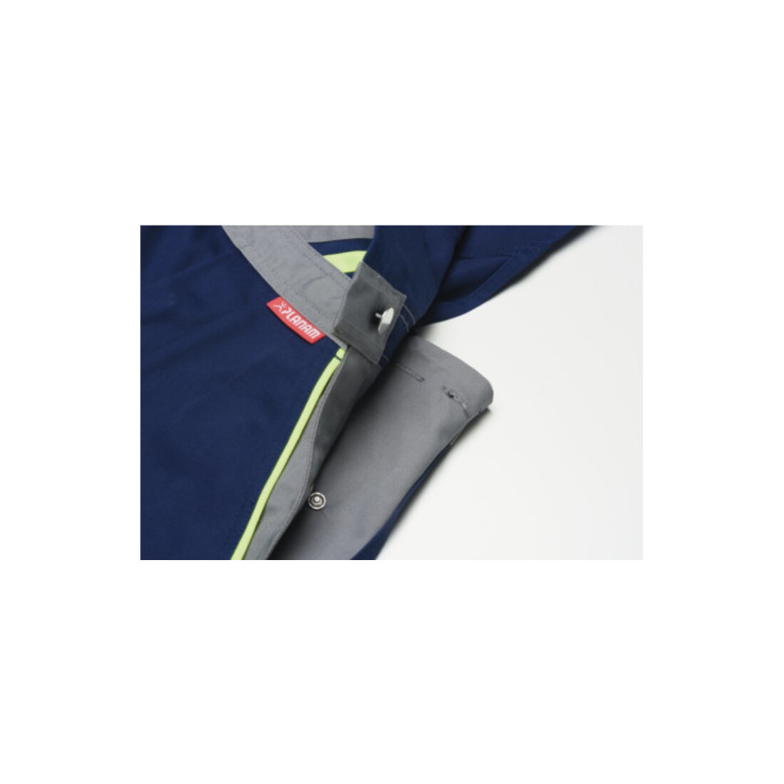 Planam Latzhose Visline schwarz/orange/zink
