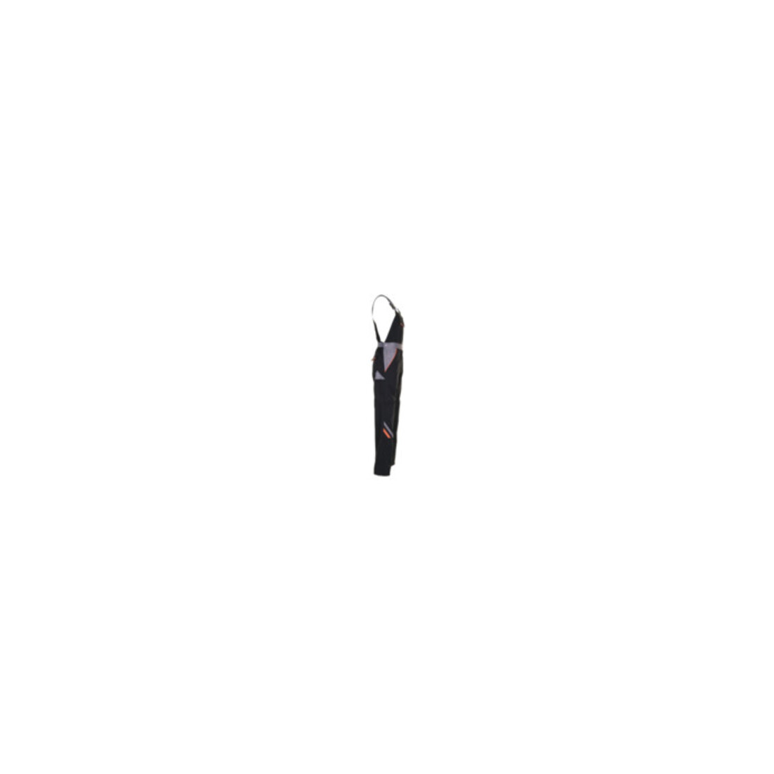 Planam Latzhose Visline schwarz/orange/zink