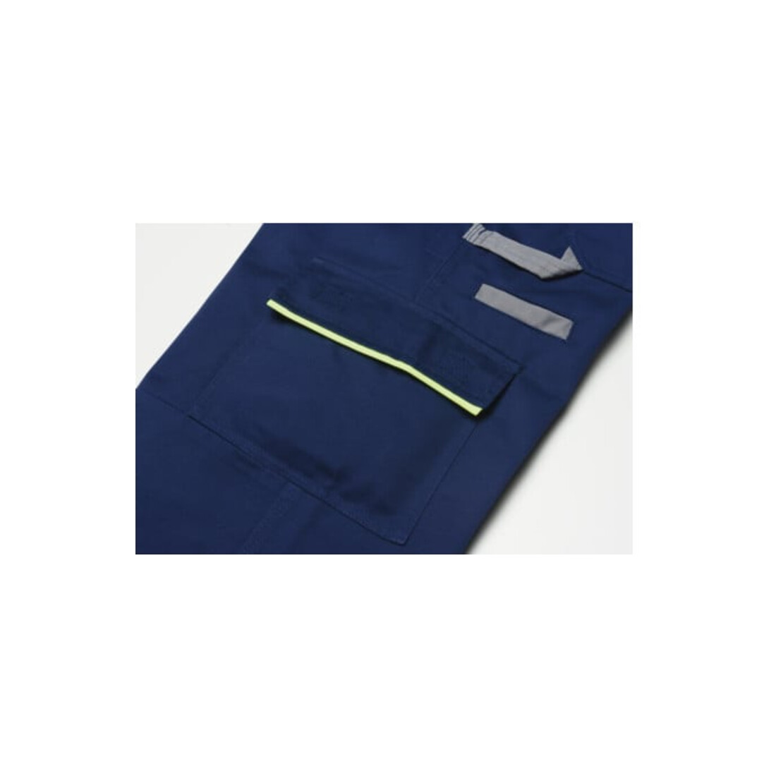 Planam Latzhose Visline schwarz/orange/zink