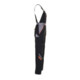 Planam Latzhose Visline schwarz/orange/zink