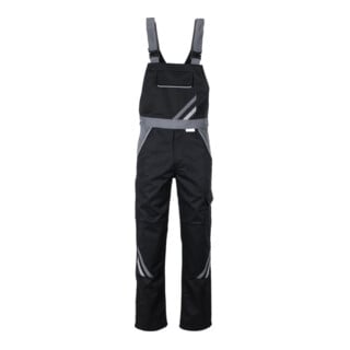 Planam Latzhose schwarz/schiefer/zink