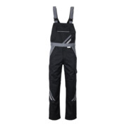 Planam Latzhose schwarz/schiefer/zink-1