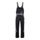 Planam Latzhose schwarz/schiefer/zink