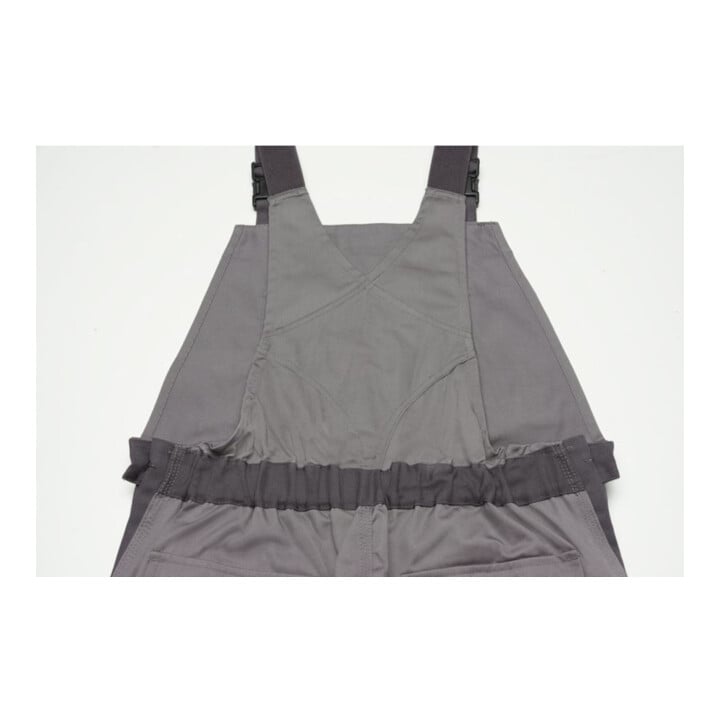 Planam Latzhose schwarz/schiefer/zink