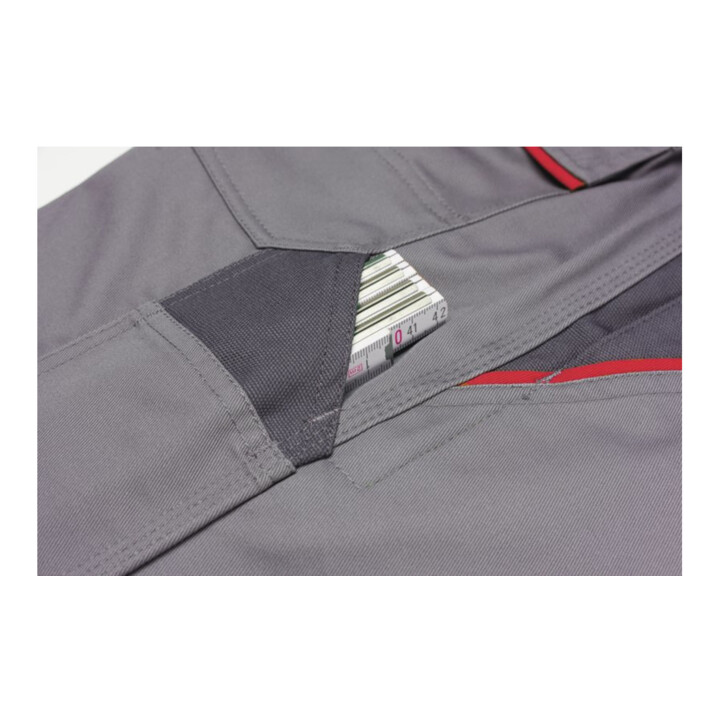 Planam Latzhose schwarz/schiefer/zink