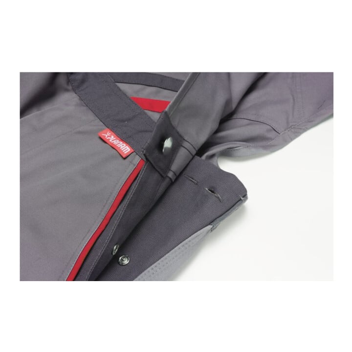 Planam Latzhose schwarz/schiefer/zink