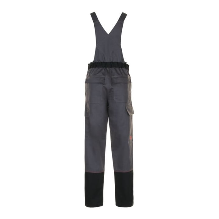 Planam Latzhose Weld Shield grau/schwarz 50