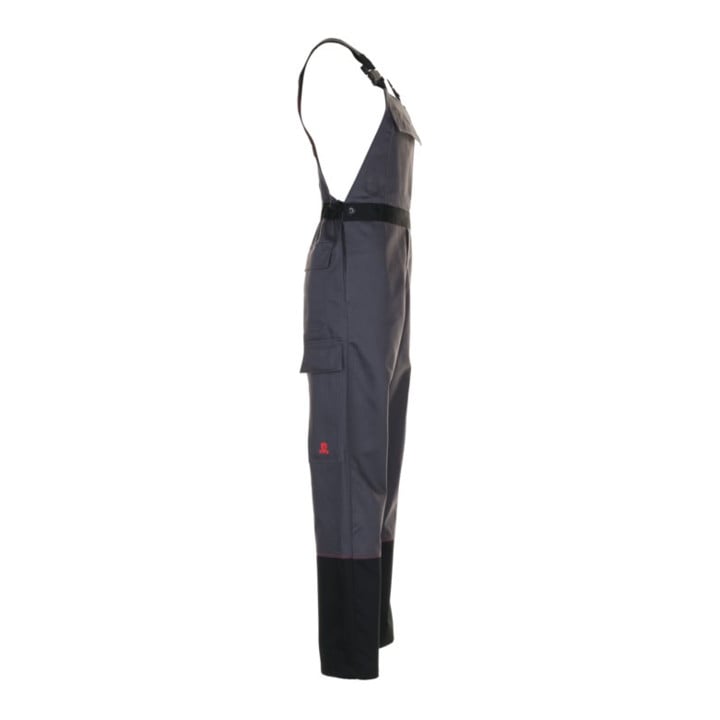Planam Latzhose Weld Shield grau/schwarz 50