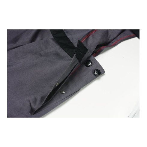 Planam Latzhose Weld Shield grau/schwarz