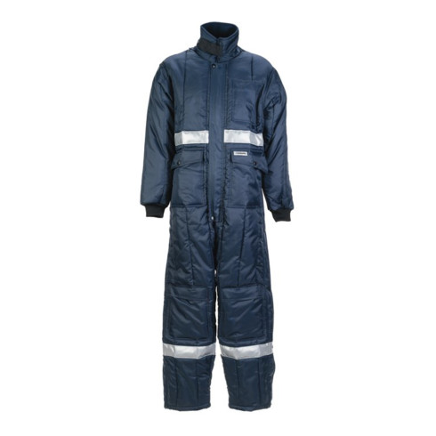 Planam Overall Kühl-/Gefrierhaus Kühlhaus marine, Innenfutter rot