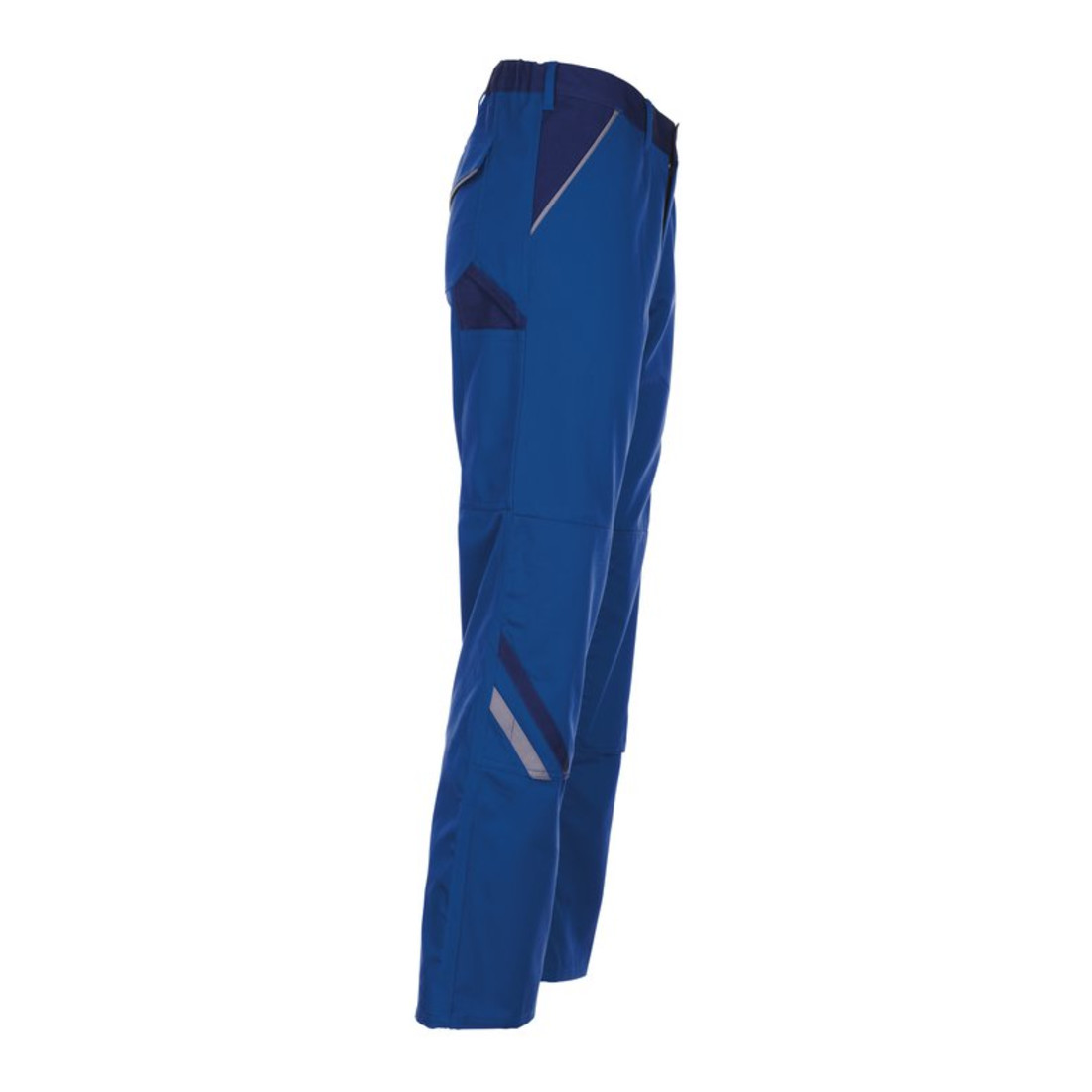 Pantalon à taille ras du cou en planam Bleu maïs surligné/marine