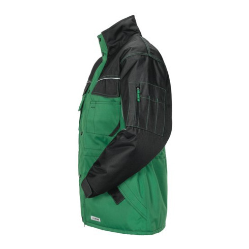 Planam Winterparka Dust farngrün/schwarz