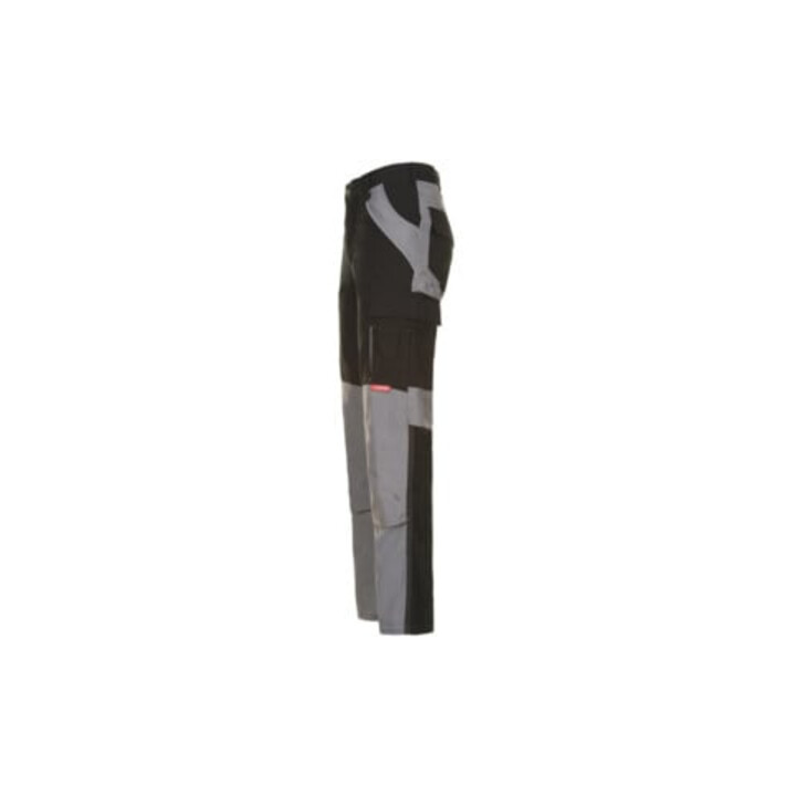 Planam Plaline Zwart/Zink Bundhose 24