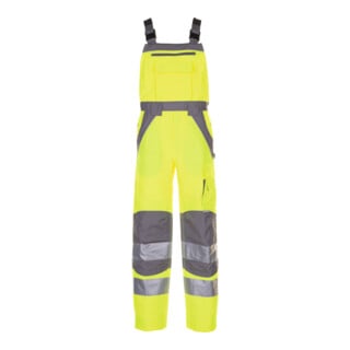 PLANAM Salopette de signalisation Plaline, jaune / zinc, Taille de confection DE : 56