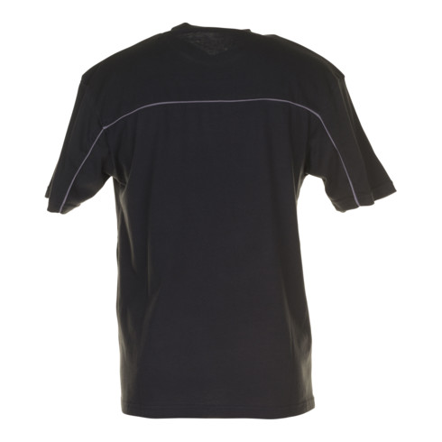 Planam Shirts T-Shirt schwarz/zink M