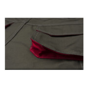 Planam Latzhose Basalt kornblau/rot-5