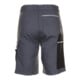 Planam Shorts Canvas 320 grau/schwarz